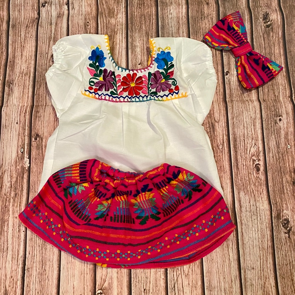 Handmade Girl’s Mexican Outfit